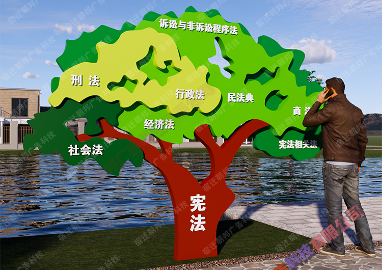 揚(yáng)州市京杭村法治主題公園標(biāo)識標(biāo)牌